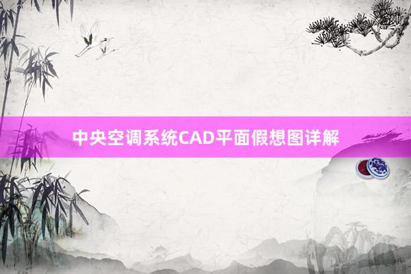 中央空调系统CAD平面假想图详解